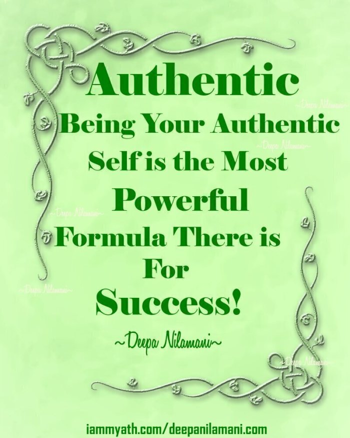 Authentic! – I am My Path!